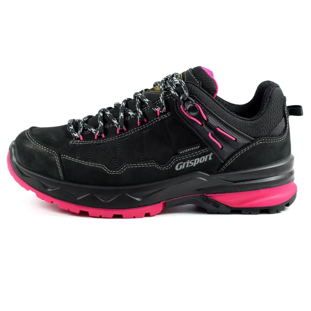 Grisport Ladies Bodmin Black Walking Shoe