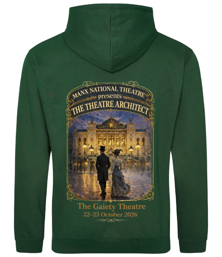 MANX NATIONAL THEATRE HOODIE GREEN