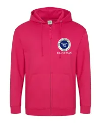 LON VANE LADIES CHOIR HOT PINK ZOODIE
