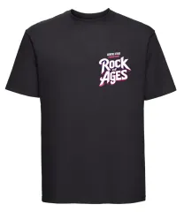 ROCK OF AGES T-SHIRT OPTION 1 (SET LIST ON BACK)
