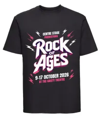 ROCK OF AGES T-SHIRT OPTION 2 (BIG LOGO ON FRONT)